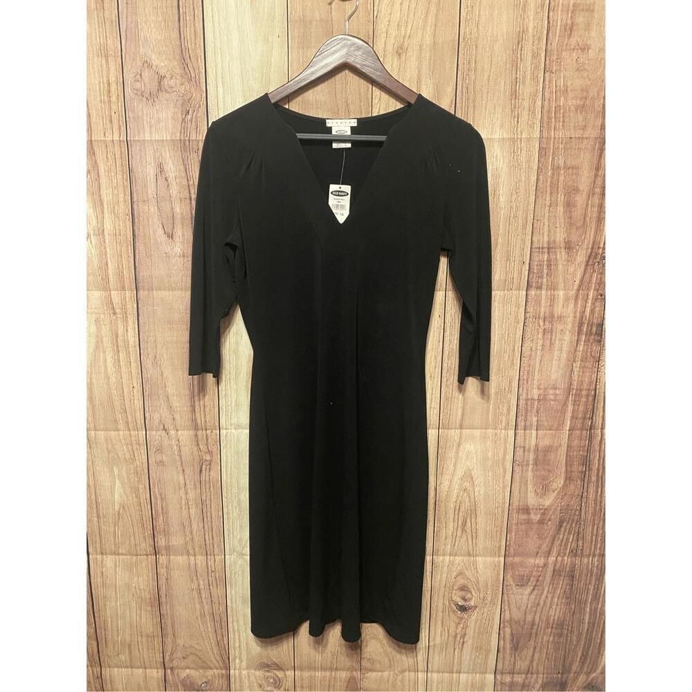 Old Navy Stretch Small NWT black dress V-neck